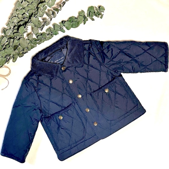 Janie and Jack Other - NWT Janie and Jack Water Resistant Quilted Barn Jacket
